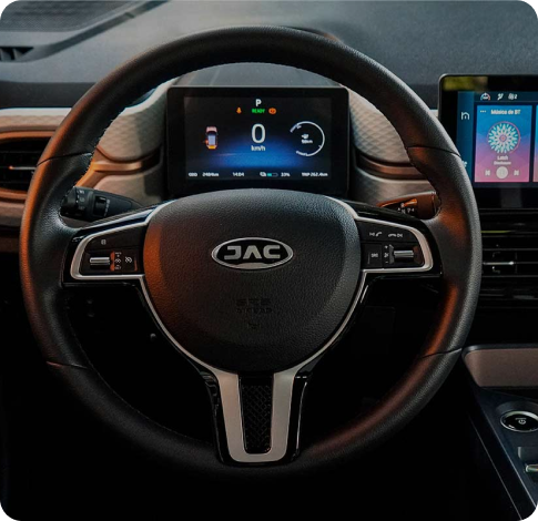 Volante forrado en tacto piel