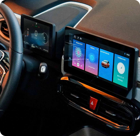 Pantalla multimedia vertical 10.4" con Apple CarPlay ™ & Android Auto™